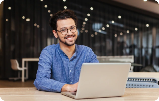 Invincible E-Wallet guy happy at the screen because the payment platform is performing well. 
